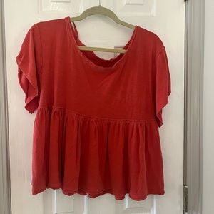 Free people flowy shirt - oversized fit